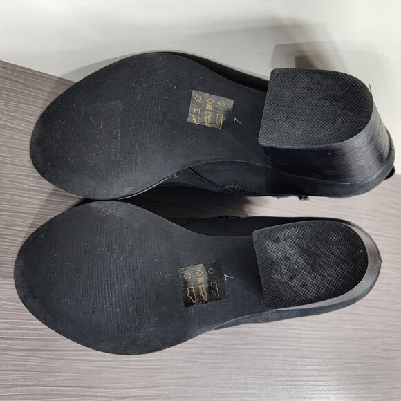 Blondo Nivada Waterproof Side Zip Bootie, Black Leather, Womens Size 7 M - Picture 12 of 12